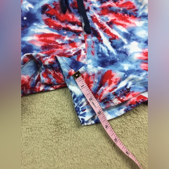 Juniors red white and blue no boundaries shortalls size small - Picture 4 of 9